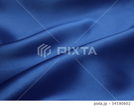 ドレープ・青 34590602