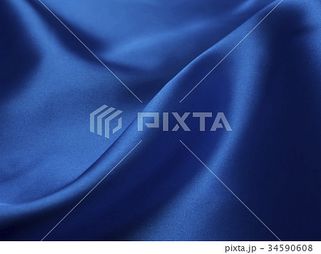 ドレープ・青 34590608