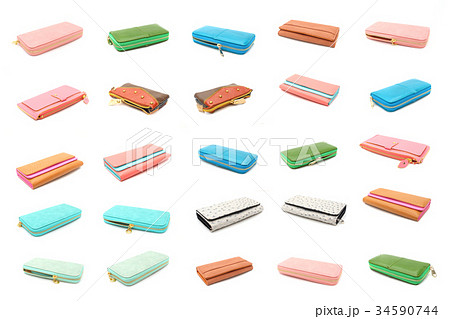 group purse on isolated 34590744