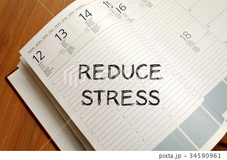 Reduce stress write on notebook Reduce stress write on notebook 34590961