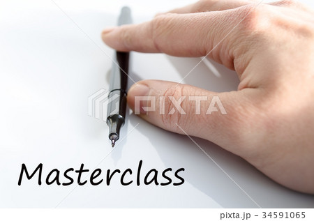 Masterclass text concept 34591065