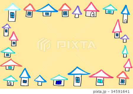 家　ハウス　背景　イラスト 34591641