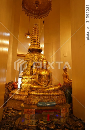 タイ王国バンコクにある寺院、ワット・サケット(黄金の丘) タイ王国バンコクにある寺院、ワット・サケット(黄金の丘) 34592085