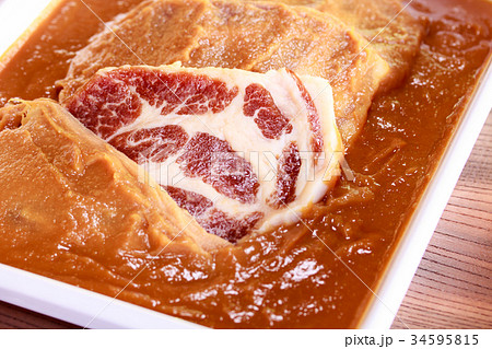 豚肉みそ漬け 豚肉みそ漬け 34595815