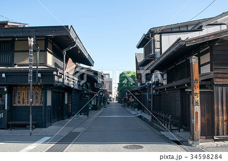 岐阜県　高山市　上三之町　古い街並保存区域 34598284
