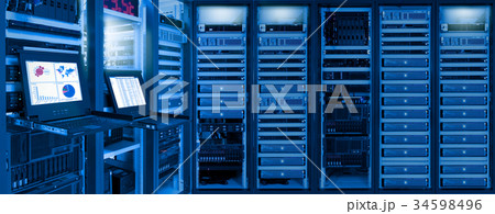 Data center room 34598496