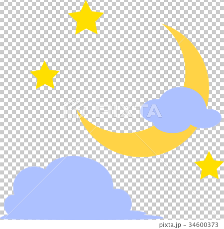 夜空的簡單的例證 34600373