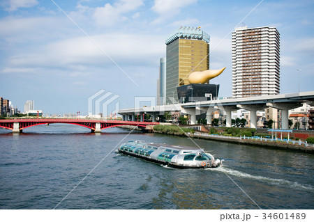 東京クルーズ　ホタルナ　隅田川　吾妻橋付近にて 34601489