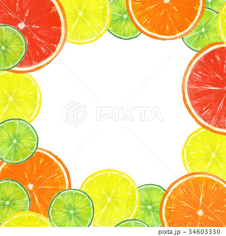 Citrus fruits frame Citrus fruits frame 34603330