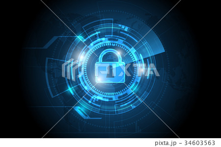 Security switch Radar scan Abstract technology Security switch Radar scan Abstract technology 34603563