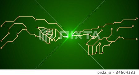 printed circuit Board. inscription pcb printed circuit Board. inscription pcb 34604333