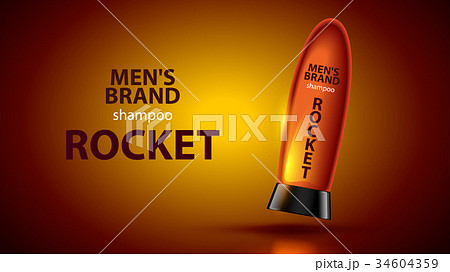 Men's shampoo concept 34604359