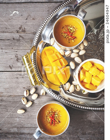 Mango lassi Indian drink Mango lassi Indian drink 34604947