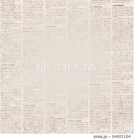 Old newspaper background Old newspaper background 34605104