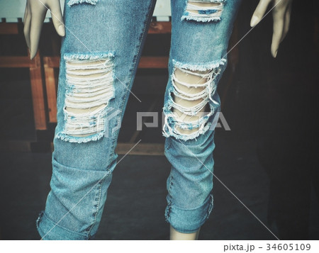 Fashion dummy with jeans Fashion dummy with jeans 34605109