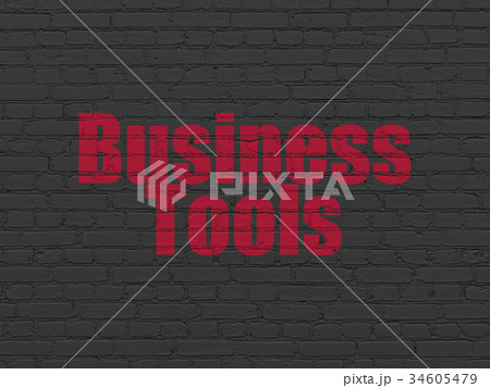 Business concept: Business Tools on wall 34605479