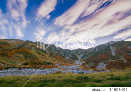 雷鳥沢テント　立山　秋 34608495