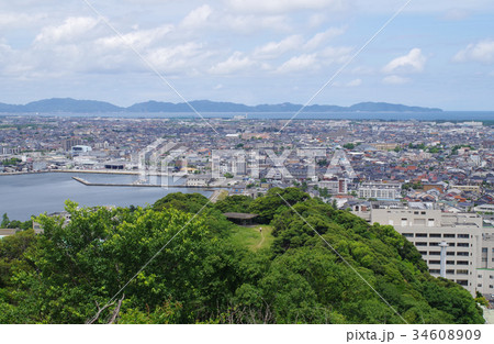 米子城址と待ちなみ 34608909