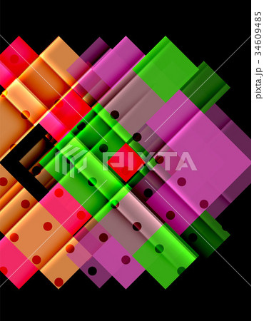 Color arrows on black background Color arrows on black background 34609485