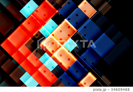 Color arrows on black background Color arrows on black background 34609488