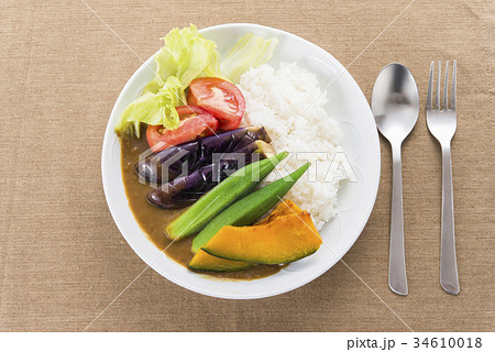 夏野菜カレーライス 夏野菜カレーライス 34610018