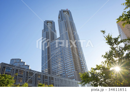 都庁と光条 都庁と光条 34611651