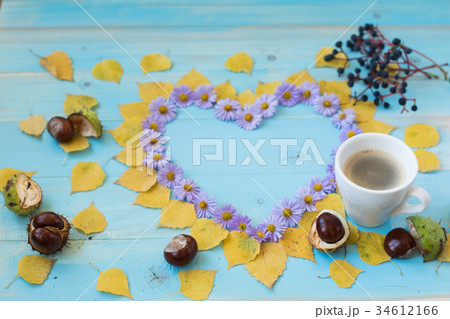 autumn coffee background autumn coffee background 34612166