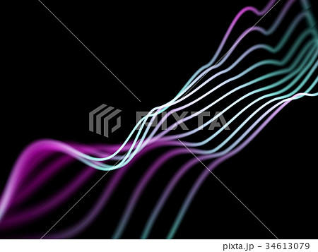 Information technology concept: abstract blue 34613079