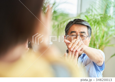 介護施設 シニア ストレッチ 介護施設 シニア ストレッチ 34620013