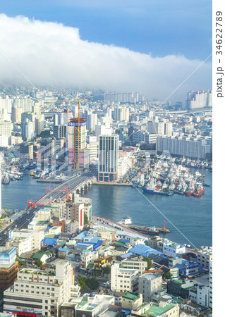 釜山タワー展望台からの風景:南浦洞・影島大橋方面 釜山タワー展望台からの風景:南浦洞・影島大橋方面 34622789