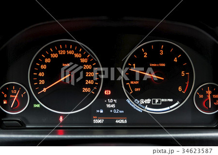 インストルメントパネル 速度計 給油ゲージ 34623587