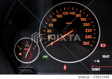 インストルメントパネル 速度計 給油ゲージ 34623588