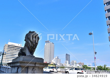 大阪・北浜駅前の獅子像 大阪・北浜駅前の獅子像 34624919