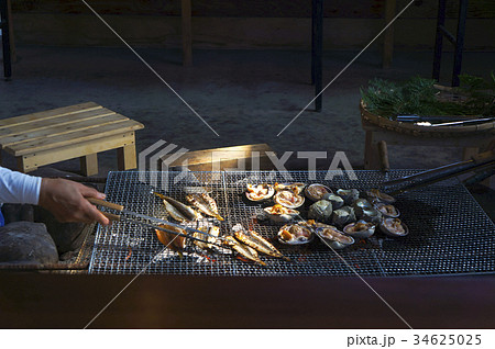 伊勢志摩　海女小屋の海の幸 34625025