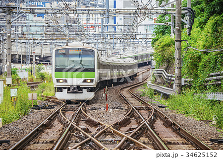 山手線　E231系　内回り　田端駅 34625152