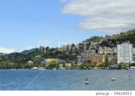 The amazing Lake Geneva in the summer 34628953