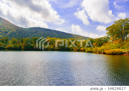 栗駒山　須川湖 34629027