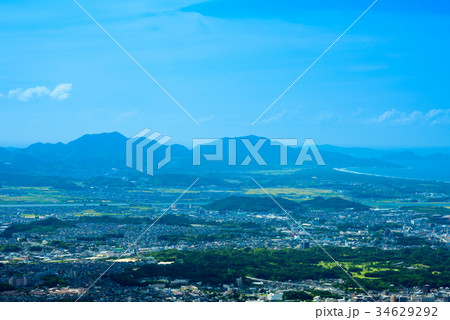 夏の皿倉山からの眺め【北九州市八幡区遠賀郡】 34629292