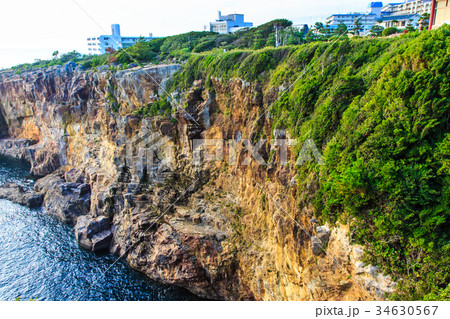 三段壁　南壁　和歌山　白浜町 34630567