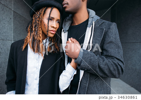 Strong relationships. African American couple Strong relationships. African American couple 34630861