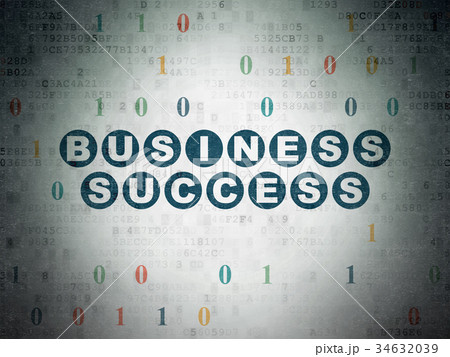 Business concept: Business Success on Digital Data Business concept: Business Success on Digital Data 34632039