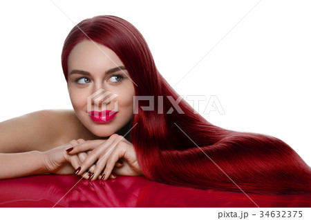 girl with beautiful long hair 34632375