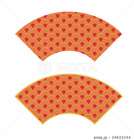 扇 青海波 五本細 扇 青海波 五本細 34633244