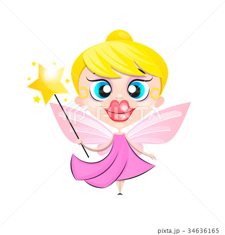 Flying butterfly fairy 34636165