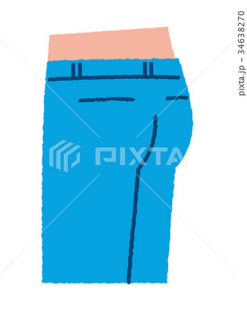 垂れ尻　文字あり 34638270