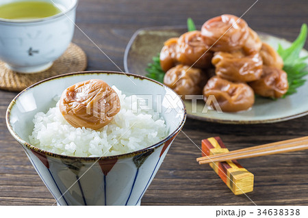 紀州みなべの南高梅　白干し梅干し 34638338