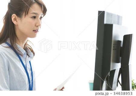 ビジネスウーマン カジュアル ビジネスウーマン カジュアル 34638953