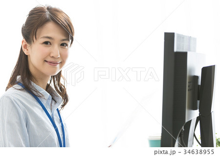 ビジネスウーマン　カジュアル 34638955