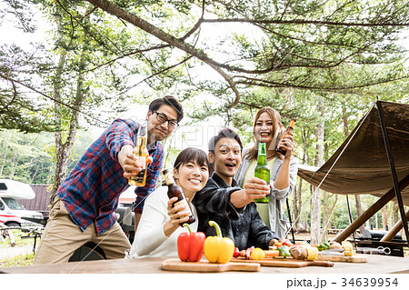 アウトドア　BBQ 34639954