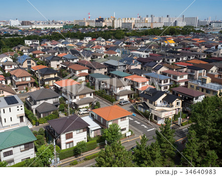 東京近郊の住宅街 東京近郊の住宅街 34640983